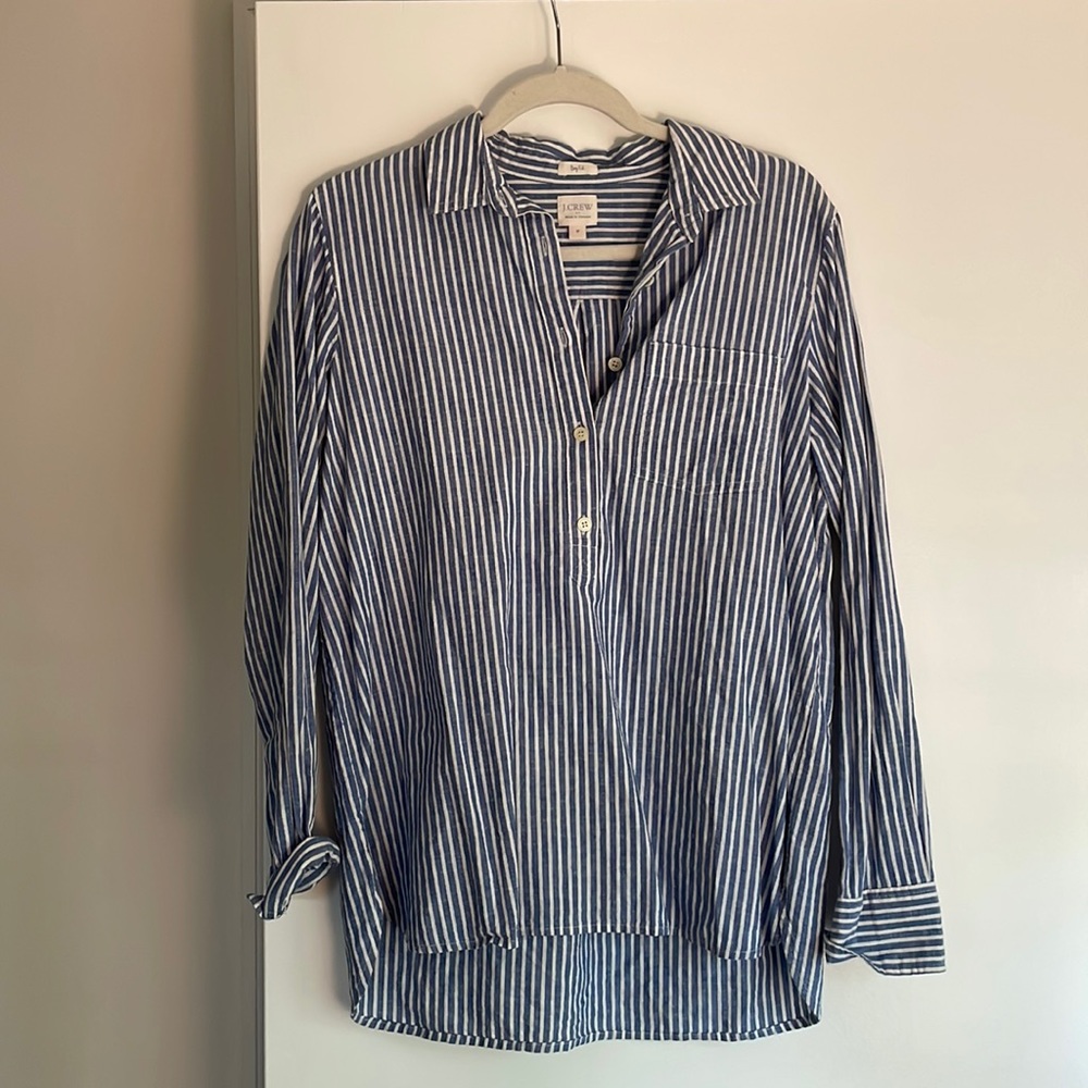 J Crew Boy Fit Popover